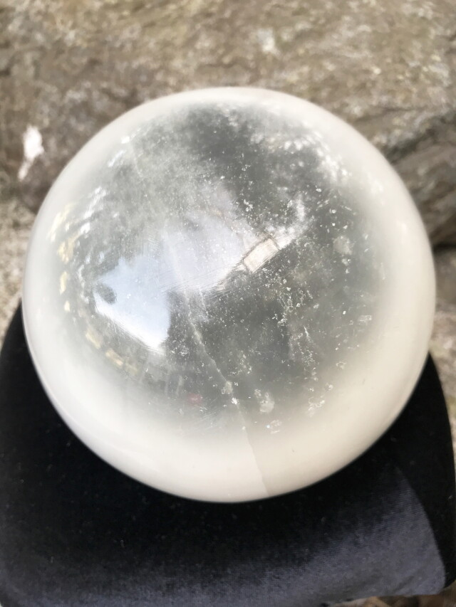 天然セレナイト 大型スフィア セレナイト・スフィア 特大 CEL030