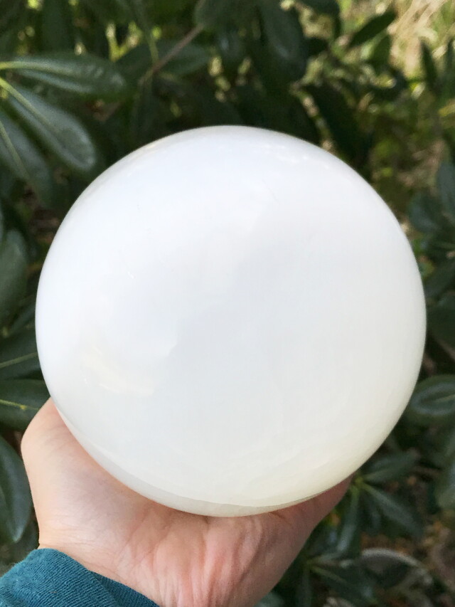 天然セレナイト 大型スフィア セレナイト・スフィア 特大 CEL030