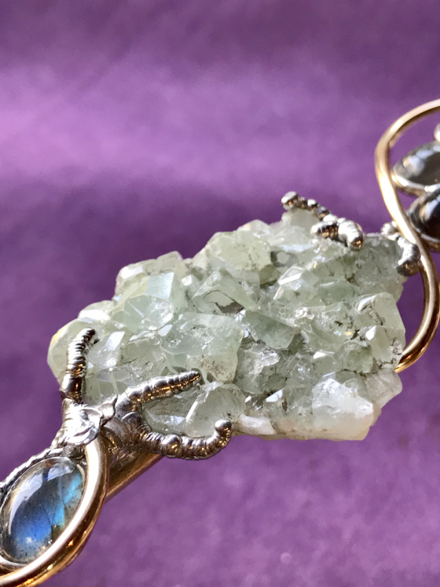 マーメイドクリスタルワンド クリスタル・ワンド（マーメイド）エメラルド・アクアオーラ