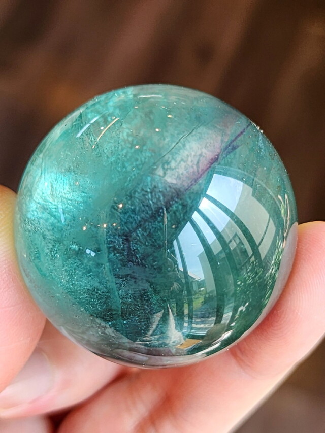 グリーンフローライト・スフィア FLR131