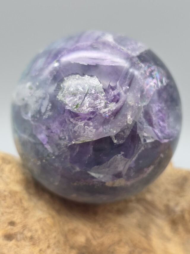 江西省九江産フローライト・スフィア FLR144