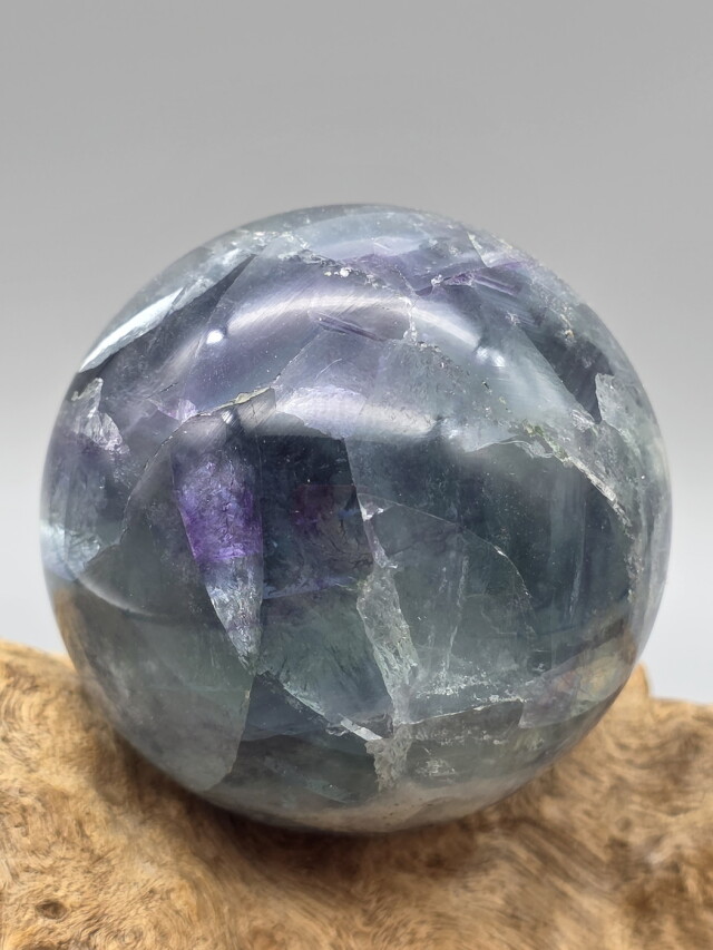 江西省九江産フローライト・スフィア FLR144