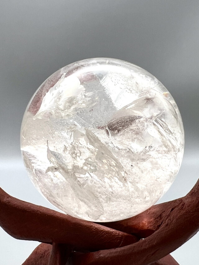 ブラジル・バイア・アレグリ鉱山産レムリアンシード・スフィア LEM306