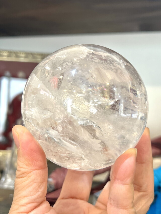 ブラジル・バイア・アレグリ鉱山産レムリアンシード・スフィア LEM306