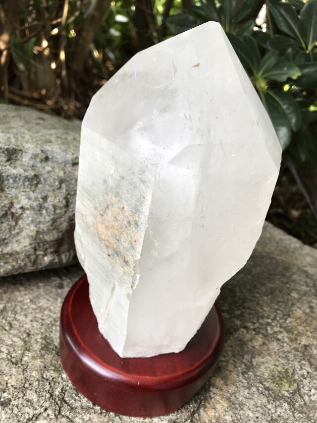【高透明】レムリアンクォーツ　ブラジル産 ブラジル産レムリアン水晶、磨きクリアクォーツ【原石：ブラジル