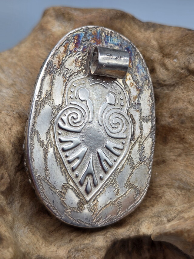 北海道産インカローズ・ペンダントトップ（シルバー） LPT297