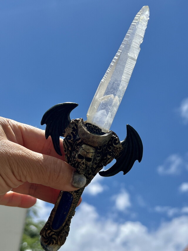 マジカルクリスタルワンド（エンジェルオーラ、ラピスラズリ） MGW003