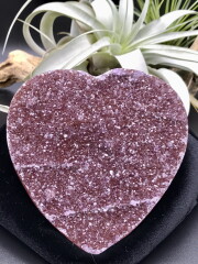 ウルグアイ産アメジスト・クラスター（レッド）ハート AMG067