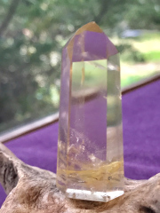 ブラジル産  天然シトリン ポリッシュポイント CIT016