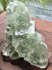 確認用⭐︎透け感が幻想的！フローライトスラブ　395g 確認用⭐︎透け感が幻想的！フローライトスラブ 395g