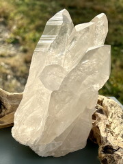 ブラジル・バイア・アレグリ鉱山産レムリアンシード・クラスター （ルチル）LEM195