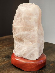 ローズクォーツ・原石ランプ A LMP094