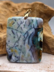 インドネシア産オパール（Wood Fossil）ペンダントトップ LPT254