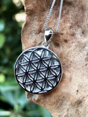 ギベオン・フラワーオブライフ・ペンダントトップ MEL008