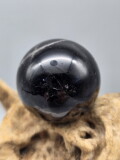 山東省産・天然モリオン（黒水晶）スフィア MOR026