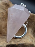 ローズクォーツ・ペンデュラム PDL198