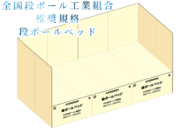 全段連推奨規格段ボールベッド