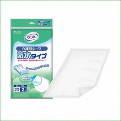 ★安いっ!!★リブドゥリフレ介護用シーツ防水タイプ2枚入　550円★【ケース販売/12袋入】まとめ買いでお買い得っ!!4904585561023 (110660101)