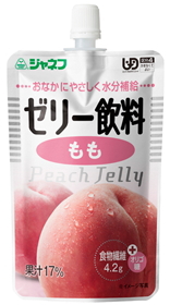 水分補給！！ジャネフ　ゼリー飲料　もも（１００ｇ）７２kcal　160円★【ケース販売/８個入】 (155002158)