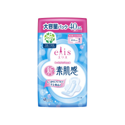 【最安値】エリス 新素肌感 多い昼〜ふつうの日　羽根付/20枚ｘ2Ｐ 大容量パック360円【ケース販売27袋入】(4902011103069)