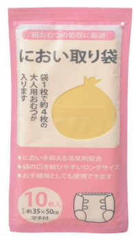 テイコブにおい取り袋（35×50cm）マチ付　１０枚入★２１９円【ケース販売/30袋入】 (143030101)