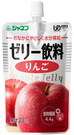 水分補給！！ジャネフ　ゼリー飲料　りんご（１００ｇ）７０kcal　160円★【ケース販売/８個入】 (155002122)