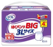 【業界最安値】１Ｐなんと2,080円★リフレはくパンツBIG 3Lサイズ 14枚入【ケース/6袋入】 (4904585042096)