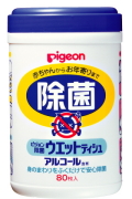 【大特価】ピジョン 除菌ウェットティッシュ（本体） ８０枚入 580円★【ケース販売/１２袋入】 (170910101)