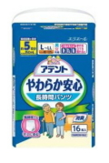 大王製紙 アテント　長時間パンツやわらか安心　Ｌ～ＬＬ１６枚　男女共用　 1830円 【ケース販売/4個入】 (142000103)　★お取り寄せ商品★