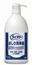 ★まとめ買いでお得っ!!★ライフリーおしり洗浄液　1L　2024円 【ケース販売/6本入】ユニチャーム (175681110)