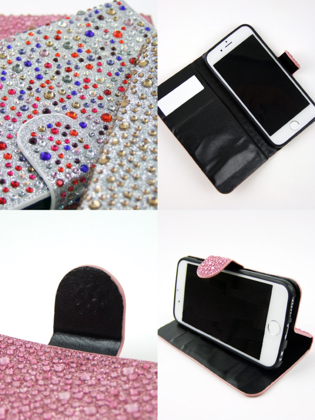 iPhone 6ピンク ストーン装飾付き iPhone 6ピンク ストーン装飾付き