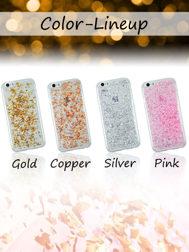 金箔キラキラスマートフォンケース