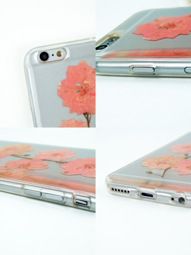 押し花スマホケース