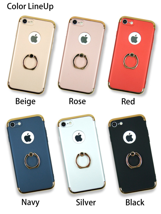 iPhone7】リング付きiPhoneケース スマホの使い心地が変わる 360度自由