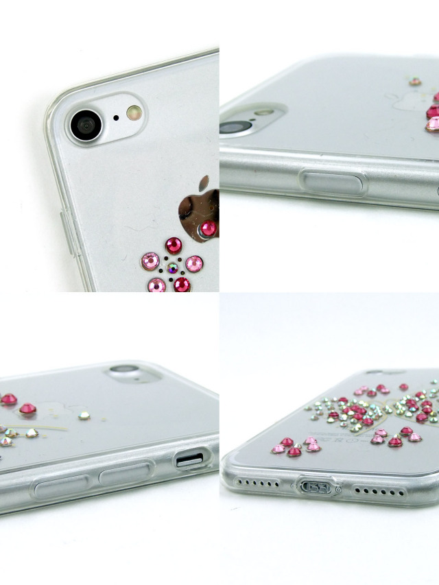 iPhone7】シリーズ2 可愛いラインストーンアート キラキラデザイン
