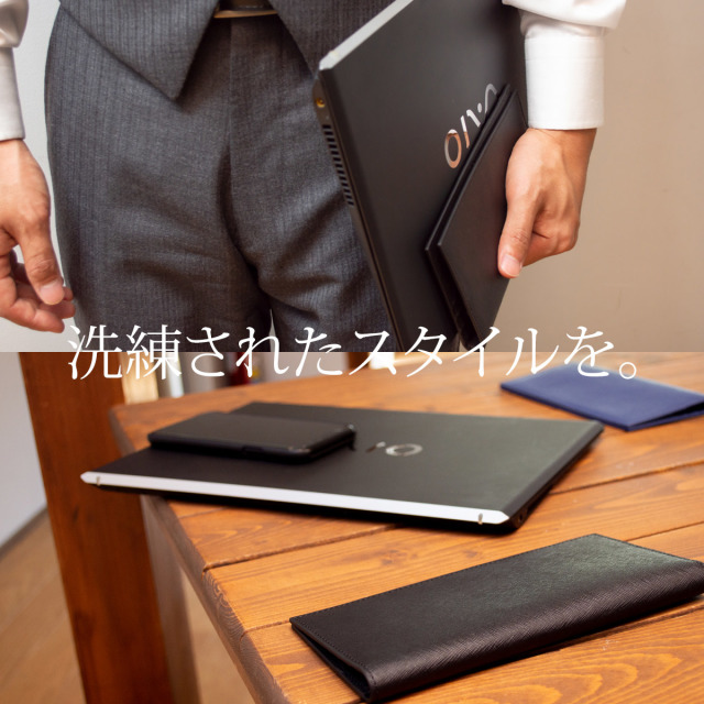 Dom Teporna 牛革 サフィアーノレザー 二つ折り 極薄 長財布 全3色