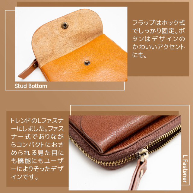 本革総手縫い キーリング付き 小さい財布 / レザー コンパクトウォレット 楽天市場】ミニ財布 二つ折り財布 レディース 本革 小銭入れあり