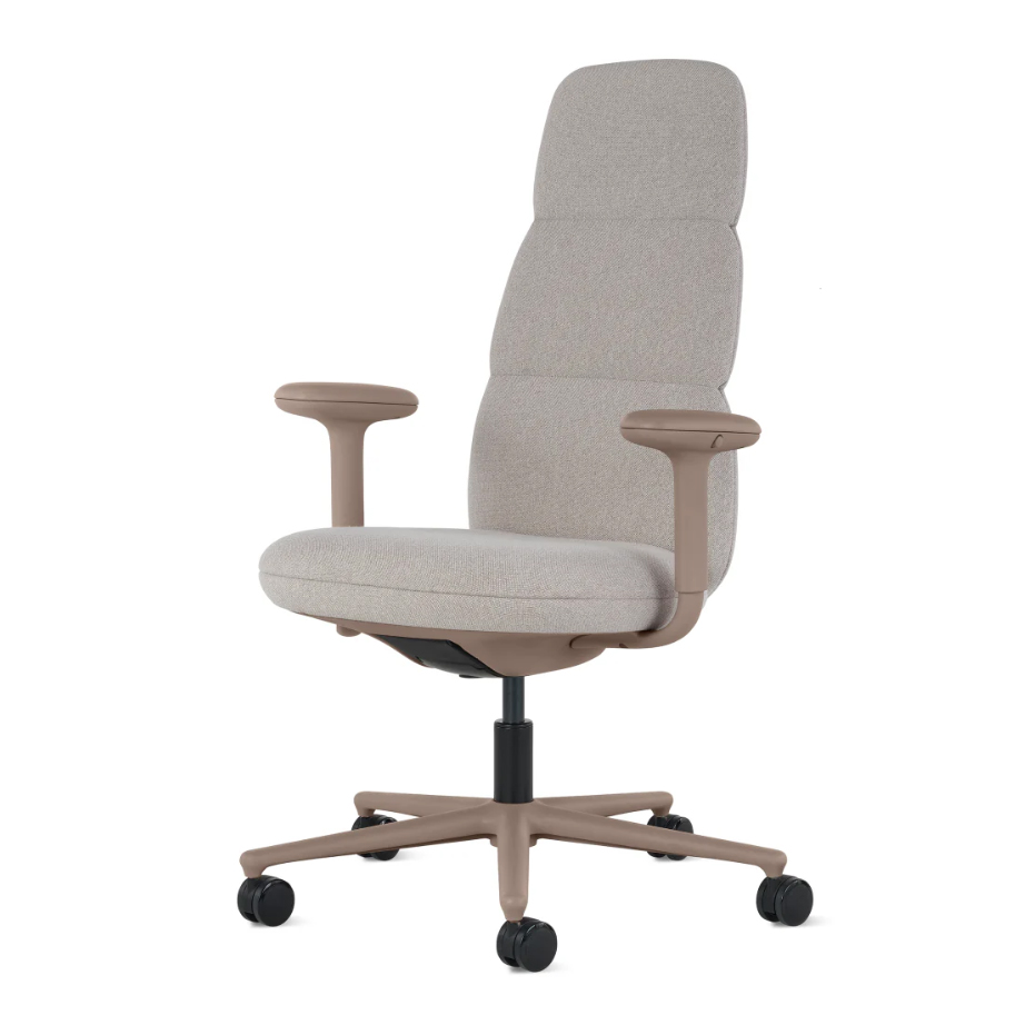 【ハーマンミラー正規販売店】アサリチェア Asari Chair ハイバック フレーム/ココア ファブリック/アントラー(メルド)
