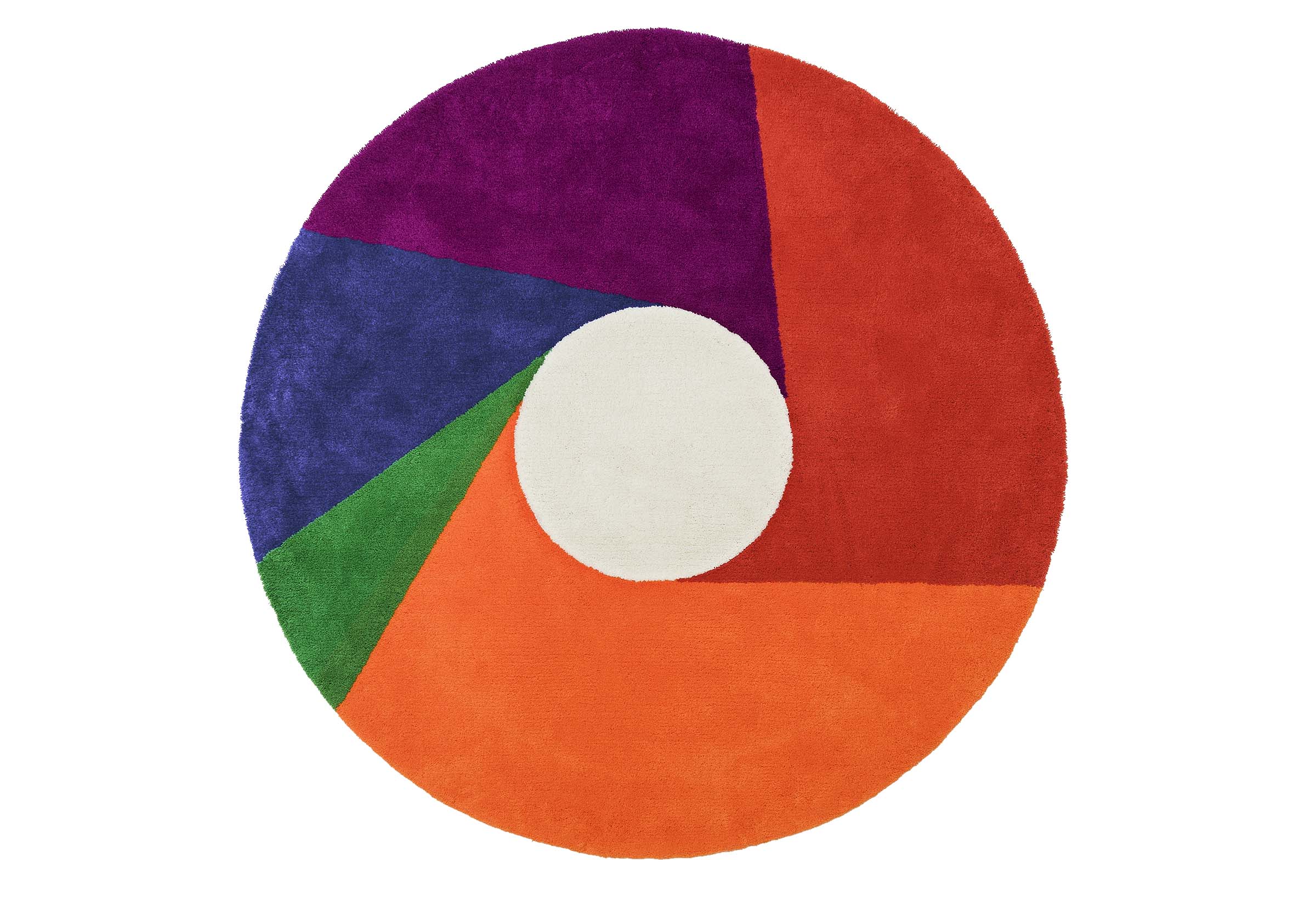 【METROCS】 マックス・ビル カラーホイールラグ Max Bill color wheel rug