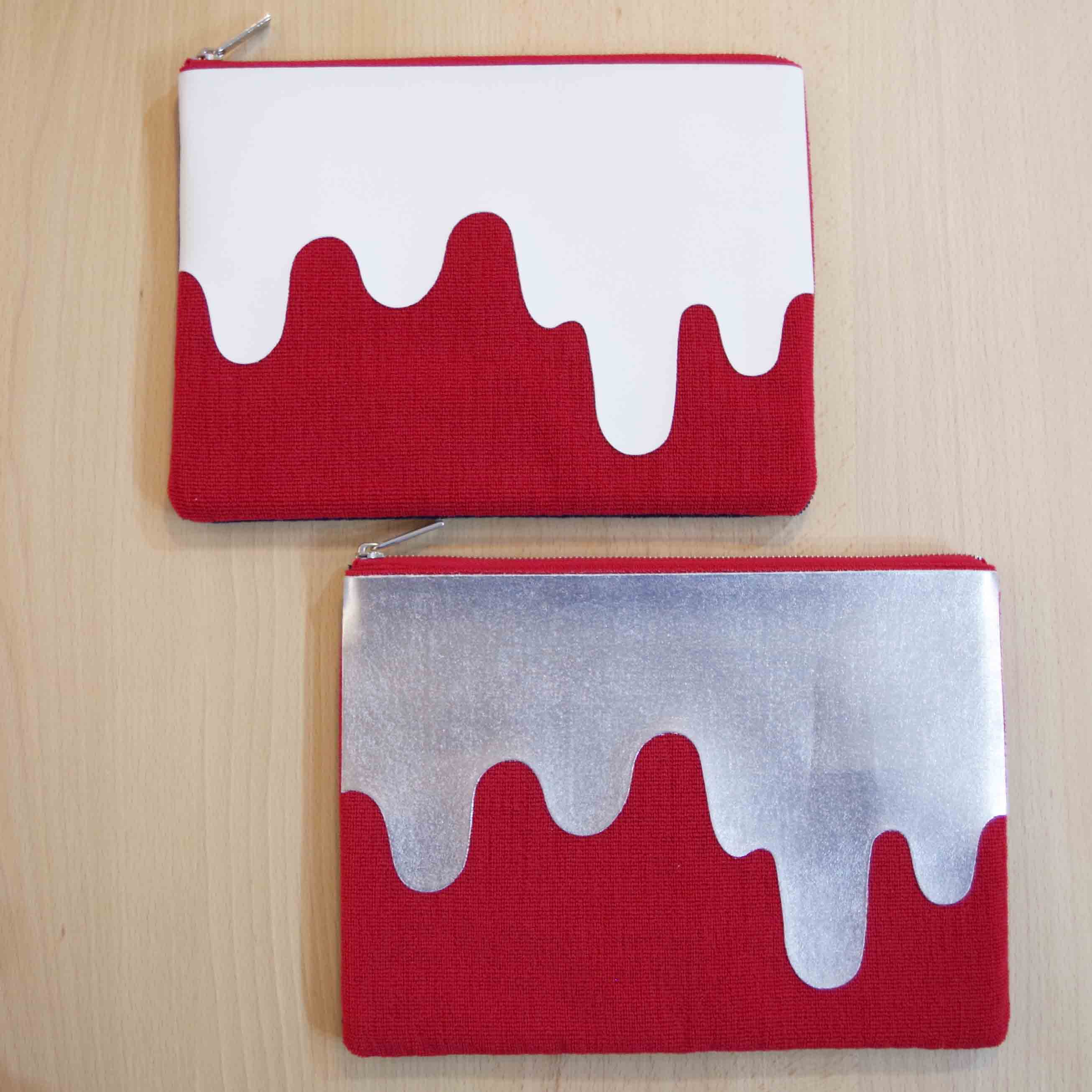 【desertic × Knoll】Liquid Print Poach -Knoll Textiles-　Lサイズ