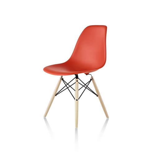 【ハーマンミラー正規販売店】イームズプラスチックサイドチェア ダウェルベース DSW Eames Molded Plastic Side Chair