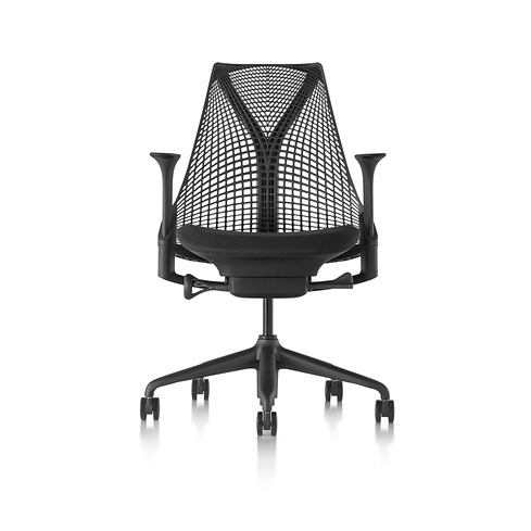 【在庫あり】【ハーマンミラー正規販売店】セイルチェア Sayl Chair ブラック アジャスタブルアーム BBキャスター/C7キャスター 国内定番仕様