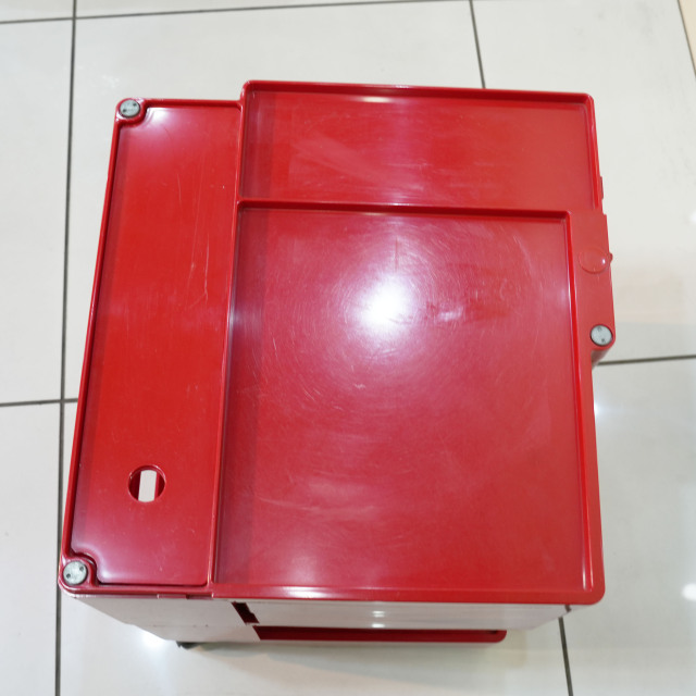 ボビーワゴン2段 レッド 什器 Boby Wagon