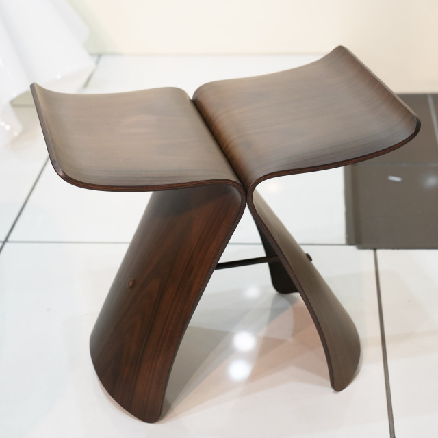 【天童木工】バタフライスツール Butterfly Stool ローズ 展示品
