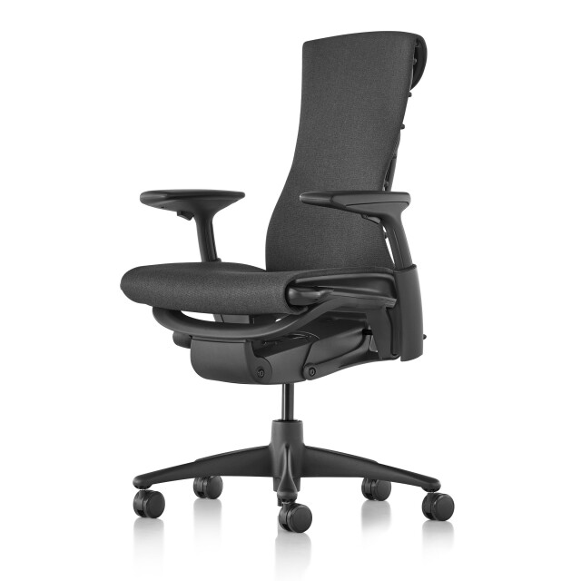 【在庫あり】【ハーマンミラー正規販売店】エンボディチェア Embody Chair  グラファイトカラーベース メドレー生地シンダー　国内定番仕様