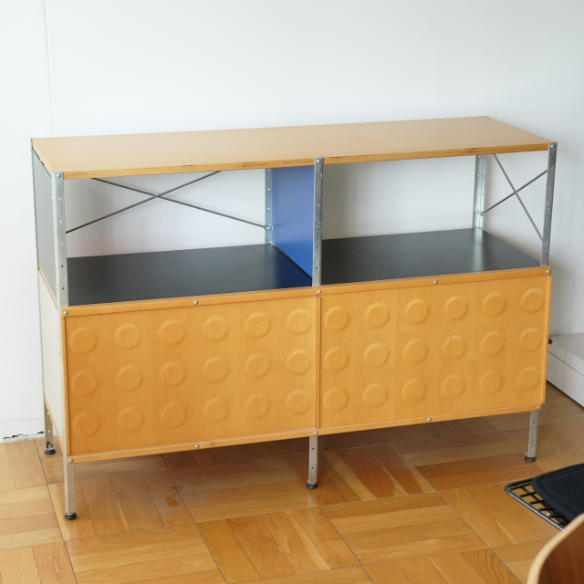 【Herman Miller】イームズストレージユニット2段2列 ESU230 ドア付き マルチカラー 展示品