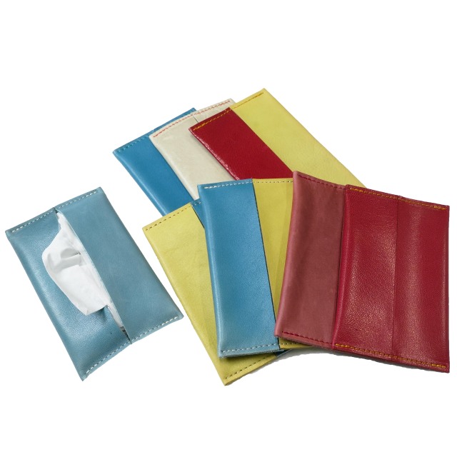 【gren/グレン】 レザーポケットティッシュケース Leather pocket tissue case