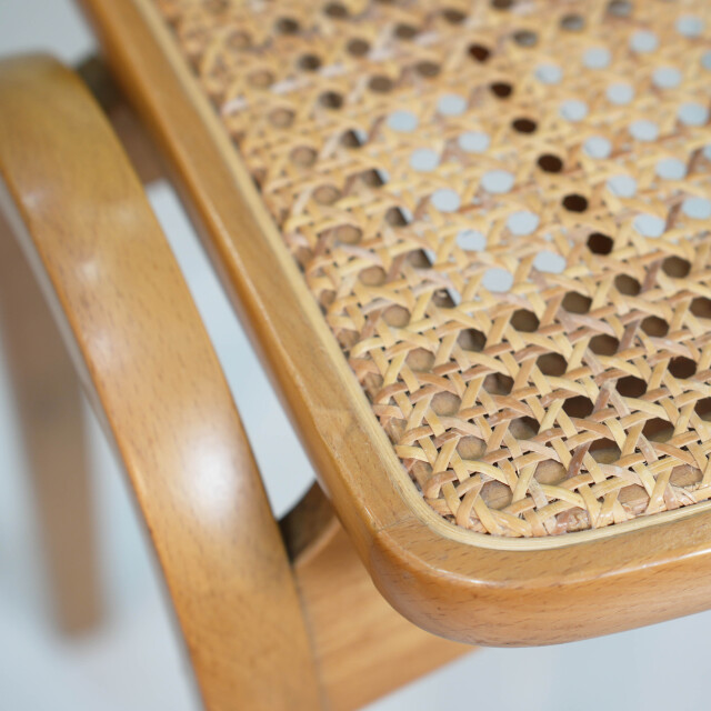 秋田木工】剣持勇 スツール ラタン ヴィンテージ