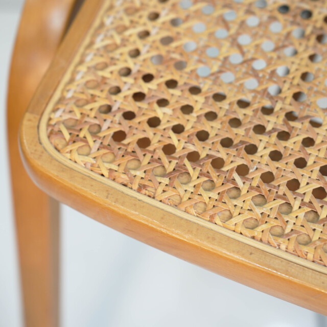 秋田木工】剣持勇 スツール ラタン ヴィンテージ