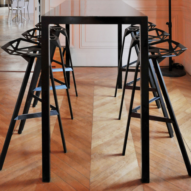 MAGIS マジス スツールワン ハイチェア 座面高67cm 黒 ブラック MAGIS マジス スツールワン ハイチェア 座面高67cm 黒 ブラック